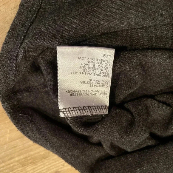 Women’s Grey White crew neck Signorelli Statement Sweater Size L - Picture 6 of 6